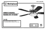 Preview for 1 page of Westinghouse ETL-ES-Cassidy-WH16 Owner'S Manual