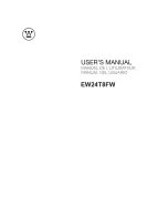 Preview for 1 page of Westinghouse EW24T8FW User Manual