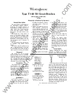 Preview for 3 page of Westinghouse F-122 Instruction Book