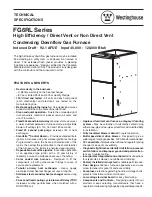 Westinghouse FG6RL Series Technical Specifications preview