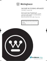 Предварительный просмотр 1 страницы Westinghouse GGP475 Owner'S Manual