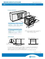 Westinghouse GON474 Dimension And Installation Manual предпросмотр