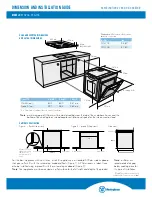 Предварительный просмотр 2 страницы Westinghouse GON474 Dimension And Installation Manual