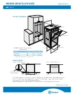 Предварительный просмотр 5 страницы Westinghouse GON474 Dimension And Installation Manual