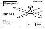 Westinghouse Havanna 7254635 Owner'S Manual preview