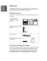 Preview for 4 page of Westinghouse HD LCD TV User Manual