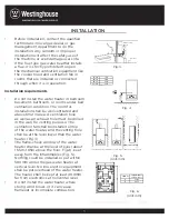 Preview for 5 page of Westinghouse HT351G12 Instruction Manual