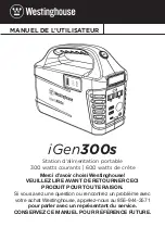 Предварительный просмотр 31 страницы Westinghouse iGen300s User Manual