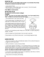 Preview for 6 page of Westinghouse intelliBLEND WST2000BLK Instructions Manual