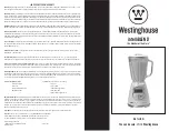 Westinghouse intelliBLEND WST2019W Owner'S Manual preview