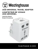 Предварительный просмотр 1 страницы Westinghouse JS-A002 Instruction Manual