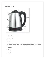 Preview for 3 page of Westinghouse KS10KSM-CG User Manual