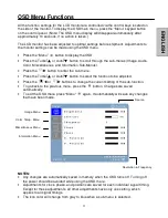 Предварительный просмотр 11 страницы Westinghouse L1951NW - 19" - DVI Wide LCD Monitor User Manual