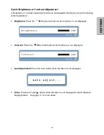 Предварительный просмотр 16 страницы Westinghouse L1951NW - 19" - DVI Wide LCD Monitor User Manual