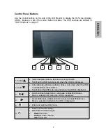 Предварительный просмотр 8 страницы Westinghouse L1975NW - 19" LCD Monitor User Manual