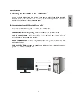 Предварительный просмотр 10 страницы Westinghouse L1975NW - 19" LCD Monitor User Manual