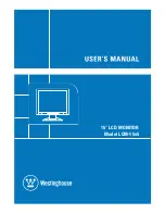 Westinghouse LCM-15V5 User Manual preview