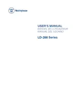 Westinghouse LD-268 Series User Manual preview