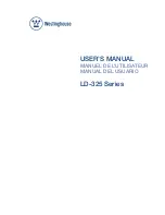 Westinghouse LD-325 User Manual preview