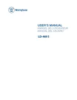 Предварительный просмотр 1 страницы Westinghouse LD-4695 User Manual