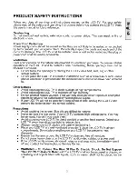 Preview for 4 page of Westinghouse LTV-27W1 User Manual