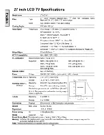 Preview for 25 page of Westinghouse LTV-27W1 User Manual