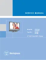 Westinghouse LTV-27w2 Service Manual preview