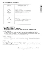 Preview for 4 page of Westinghouse LTV-32w6 - HD - 32" LCD TV User Manual