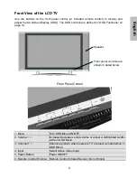 Предварительный просмотр 8 страницы Westinghouse LTV30W2 - 30" LCD TV User Manual