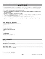 Preview for 2 page of Westinghouse MT150 THIN Installation And Assembly Manual