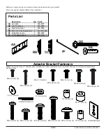 Предварительный просмотр 3 страницы Westinghouse MT150 TILT Installation And Assembly Manual