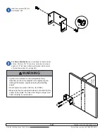 Предварительный просмотр 2 страницы Westinghouse MT25 TILT Install Manual