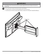 Предварительный просмотр 9 страницы Westinghouse MT80 ARM20 Installation And Assembly Manual