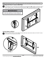 Предварительный просмотр 7 страницы Westinghouse MT80 THIN Installation And Assembly Manual