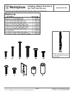 Предварительный просмотр 9 страницы Westinghouse MT80 THIN Installation And Assembly Manual