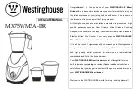 Westinghouse MX75WM3A-DR Use & Care Manual предпросмотр