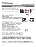 Предварительный просмотр 22 страницы Westinghouse NCCO1702 Operation Manual