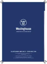 Предварительный просмотр 16 страницы Westinghouse Opti-Pro WHIR03WA Instruction Manual