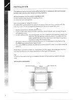 Предварительный просмотр 4 страницы Westinghouse PAK804W User'S Manual And Installation Instructions