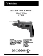 Westinghouse PT10110 Instruction Manual предпросмотр