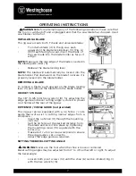 Preview for 7 page of Westinghouse PT10475 Instruction Manual