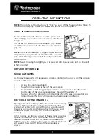 Preview for 9 page of Westinghouse PT10475 Instruction Manual