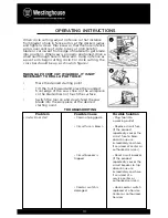 Preview for 10 page of Westinghouse PT10475 Instruction Manual