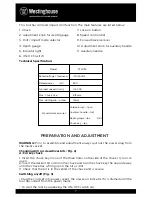 Предварительный просмотр 7 страницы Westinghouse PT20115 Instruction Manual