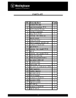 Предварительный просмотр 12 страницы Westinghouse PT20115 Instruction Manual