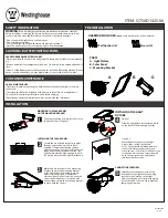 Westinghouse Q75AD1425-06 Quick Start Manual предпросмотр