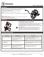 Preview for 4 page of Westinghouse Q75AD1425-06 Quick Start Manual