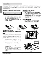 Preview for 10 page of Westinghouse QR061B Owner'S Manual