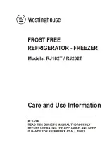 Preview for 1 page of Westinghouse RJ182T Care And Use Information