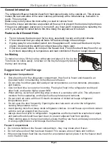 Preview for 8 page of Westinghouse RJ182T Care And Use Information